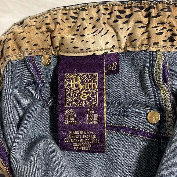 Ladies Rich & Skinny skinny jeans.  Dark denim.  Great used condition. - Picture 4 of 5